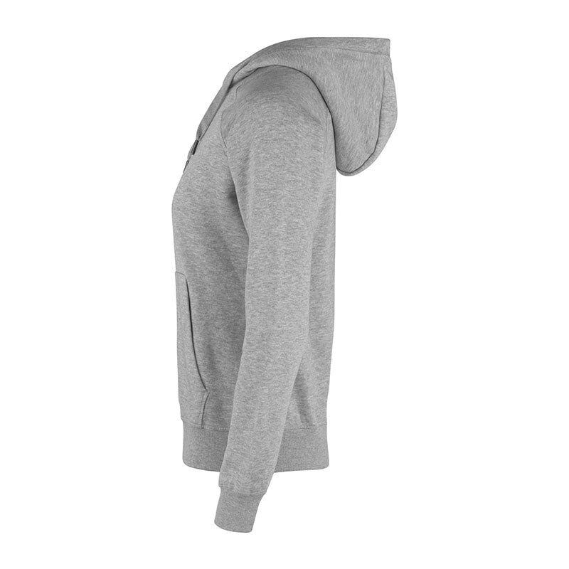 Core Hoodie Dame, Gråmeleret