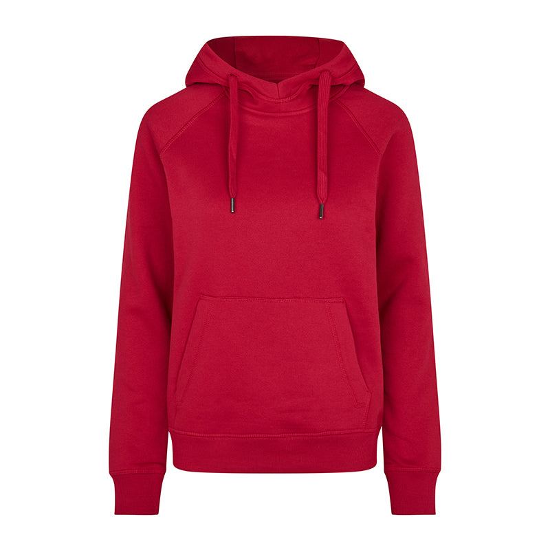 Core Hoodie Dame, Rød