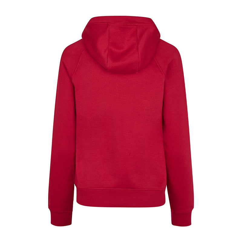 Core Hoodie Dame, Rød