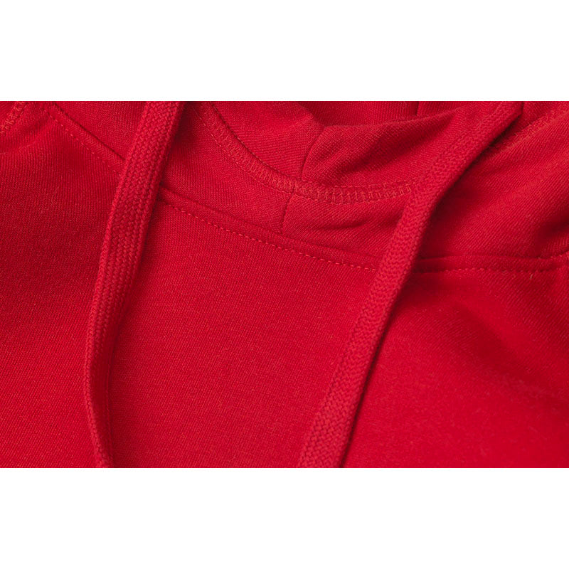 Core Hoodie Dame, Rød