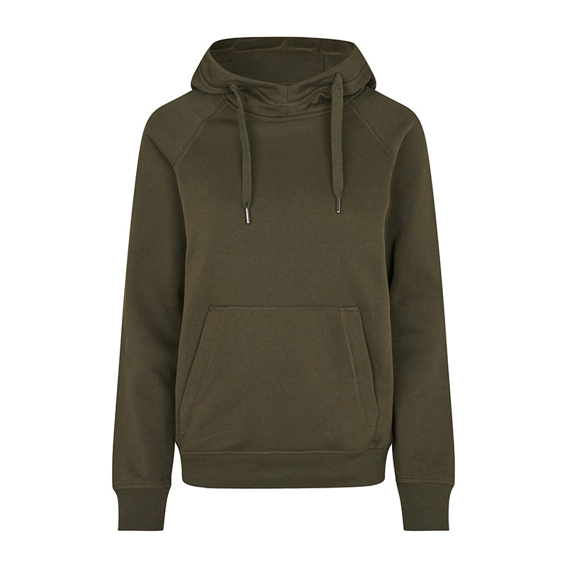 Core Hoodie Dame, Oliven