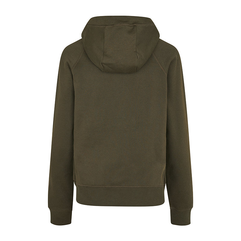 Core Hoodie Dame, Oliven