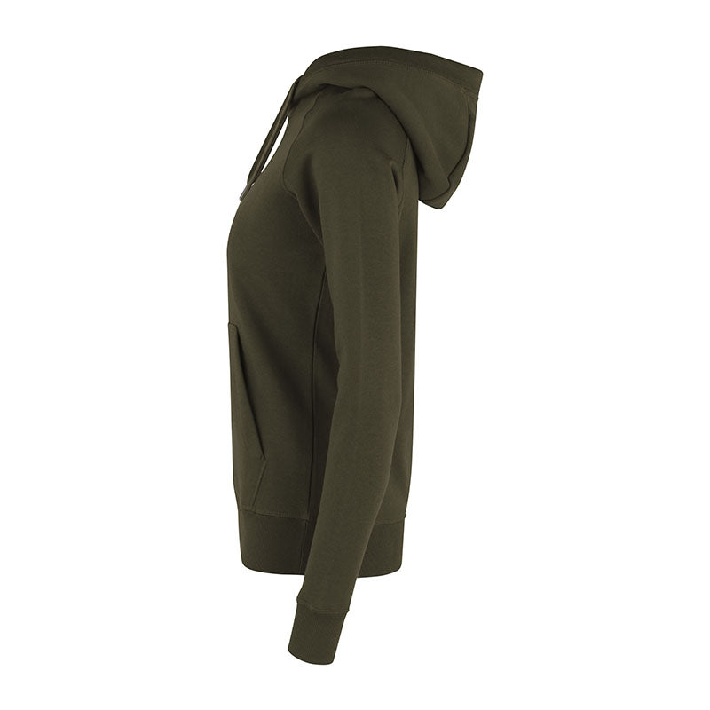 Core Hoodie Dame, Oliven