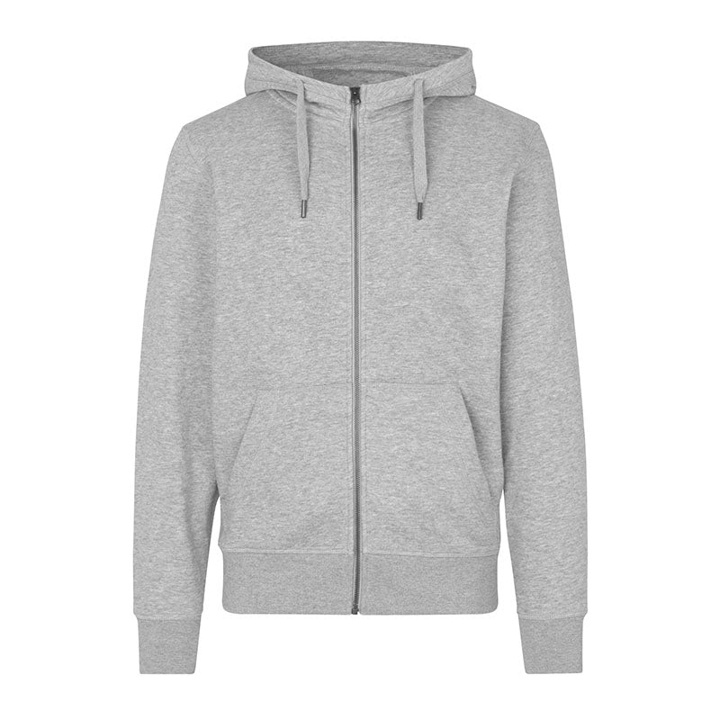 Core Hoodie Herre, Gråmeleret