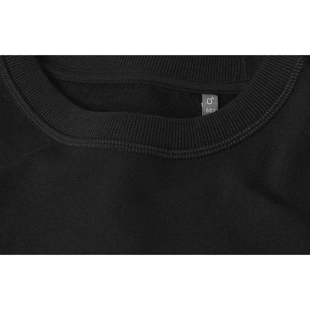 Økologisk sweatshirt, sort