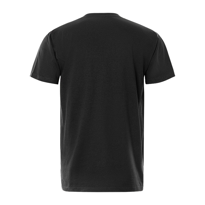 Acode t-shirt med v-udskæring, Sort