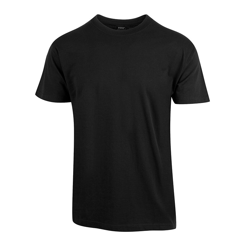 Basis t-shirt organic, Sort