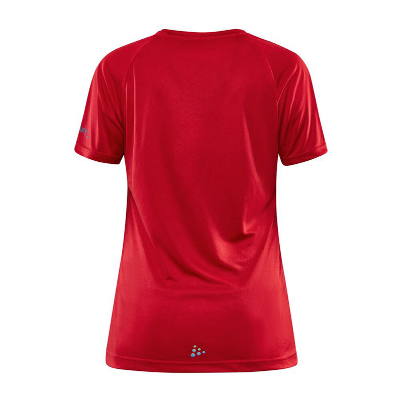 Core Unify Training Tee Dame, Rød
