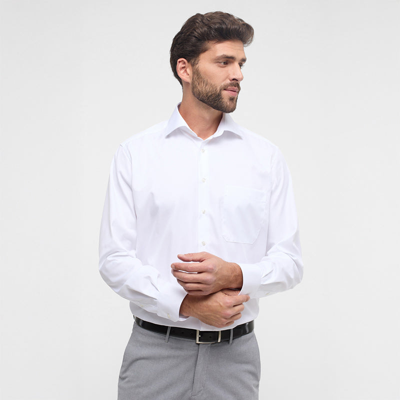 Cover Shirt, Comfort Fit Hvid