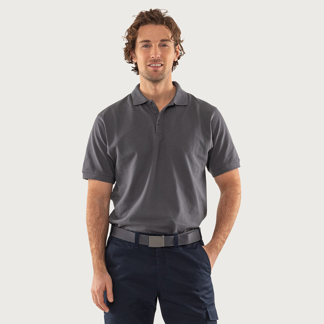 Acode Heavy poloshirt, Mørkegrå