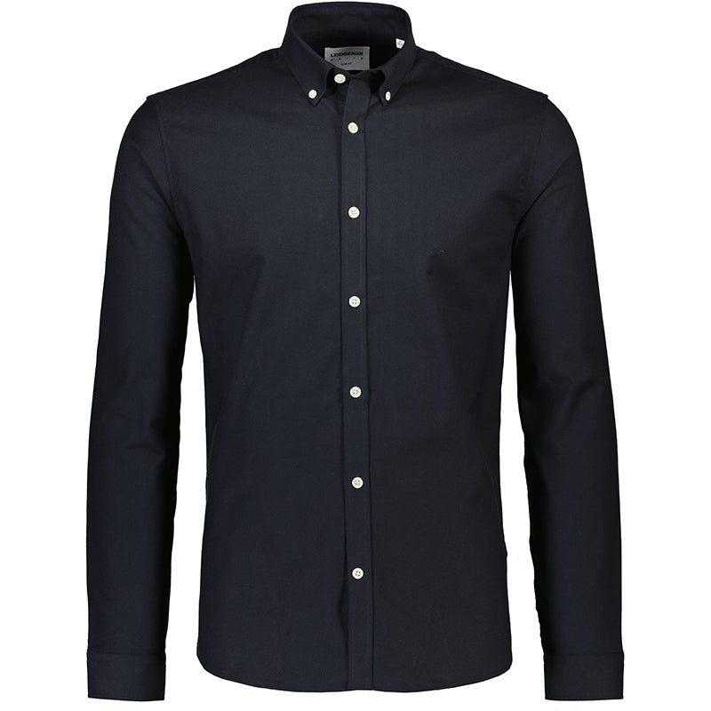 Oxford skjorte Relaxed Fit, Sort