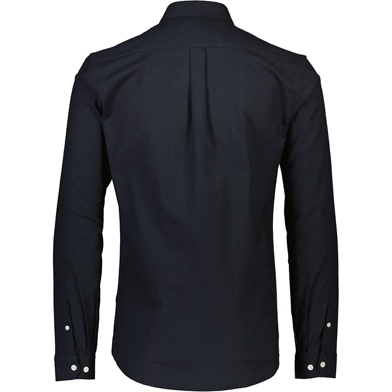Oxford skjorte Relaxed Fit, Sort