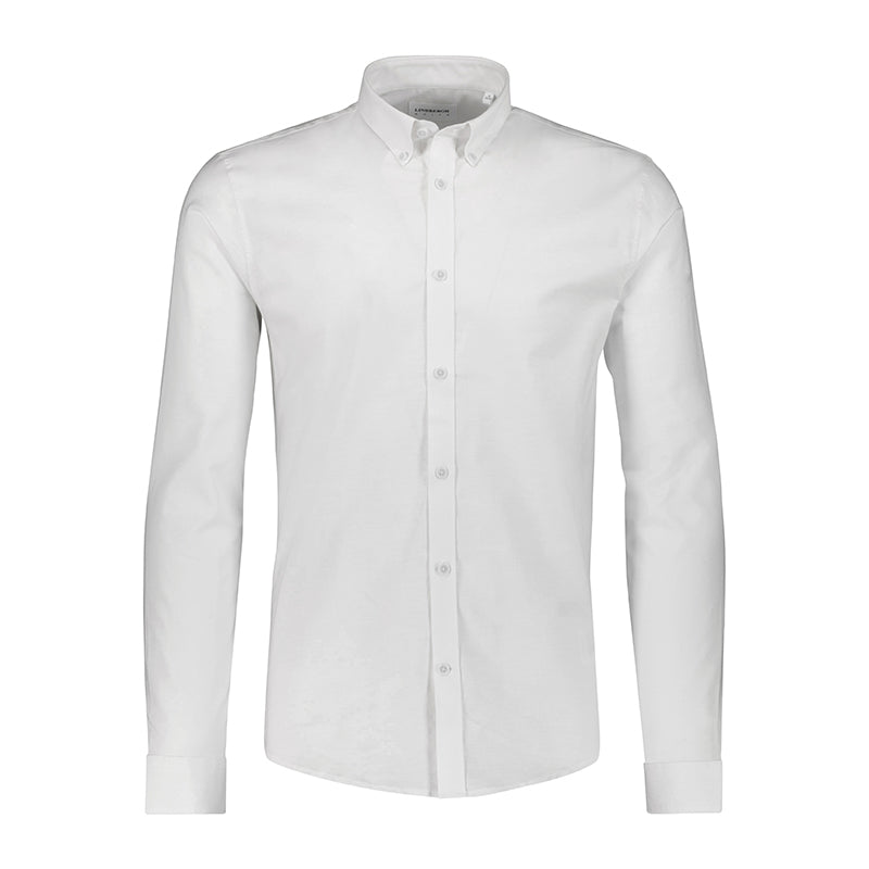 Oxford skjorte Relaxed Fit, Hvid