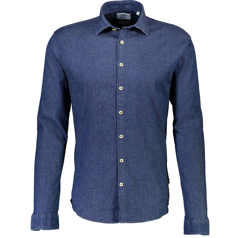 Casual Relaxed Fit skjorte, Blå