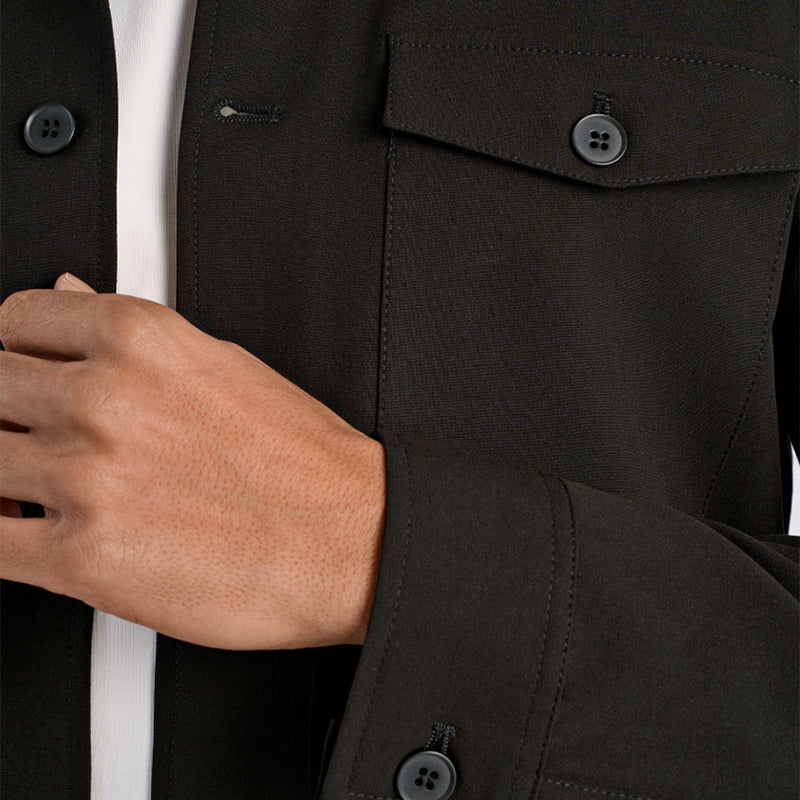 Superflex Overshirt, sort