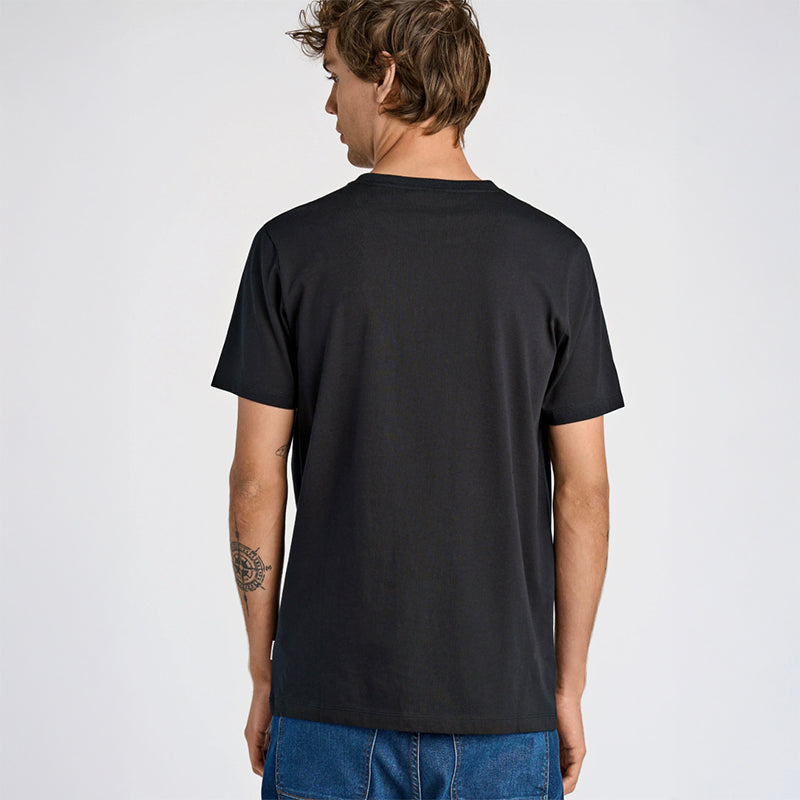 T-shirt Relaxed fit, 4-pak, Sort