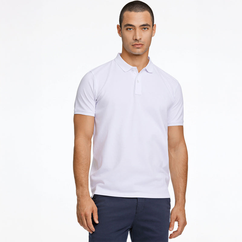 Polo T-shirt, Hvid
