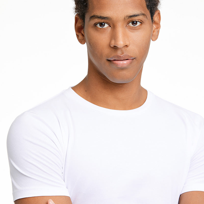 T-shirt Relaxed Fit, Hvid