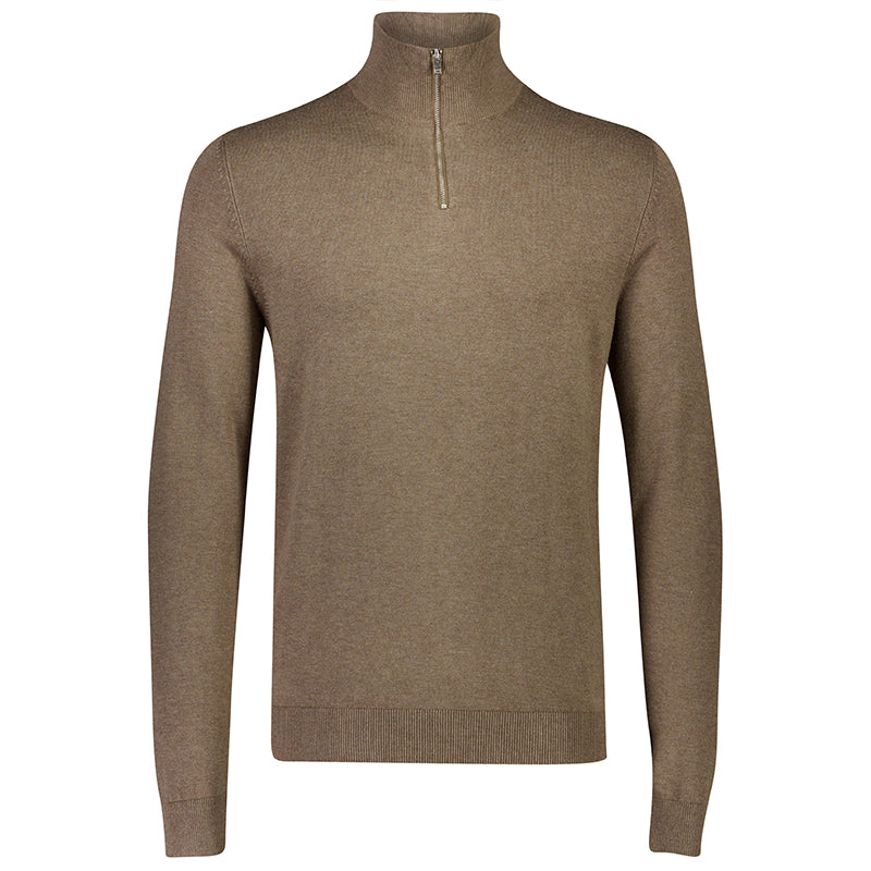 Half-Zip strik, Sand
