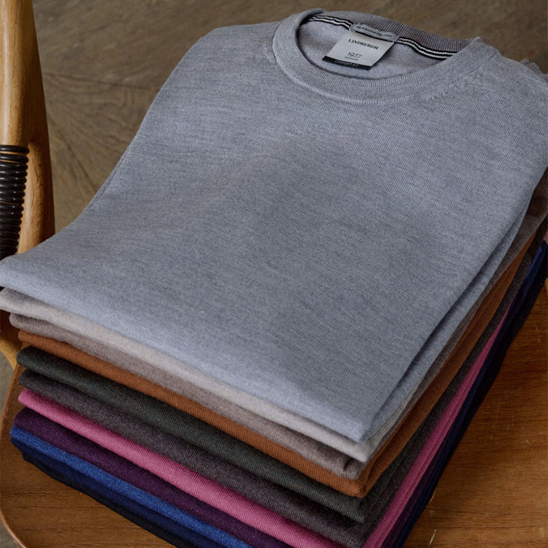 Strik Comfort Fit, Mørk Sand
