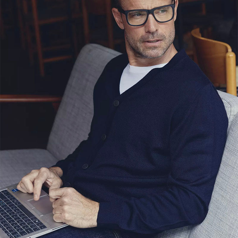 Copenhagen Cardigan, Navy