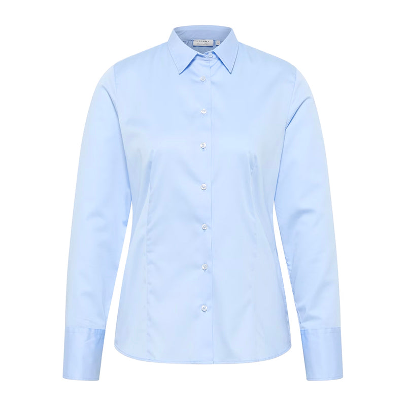 Satin Shirt, Lyseblå