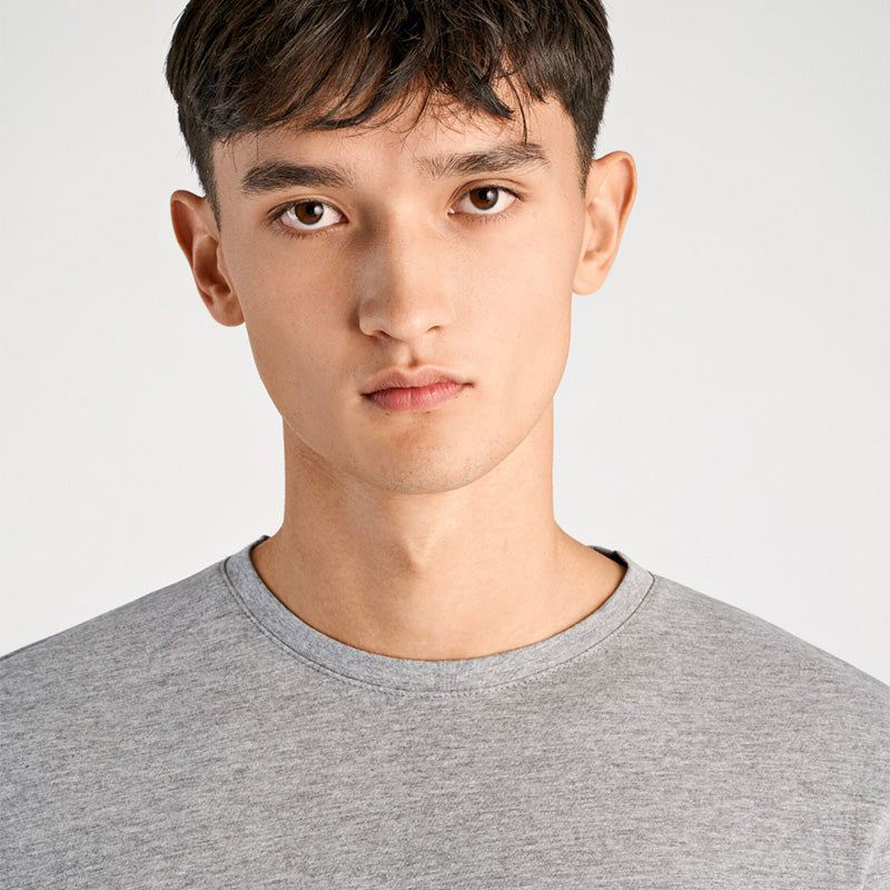 T-shirt Relaxed fit, Gråmeleret
