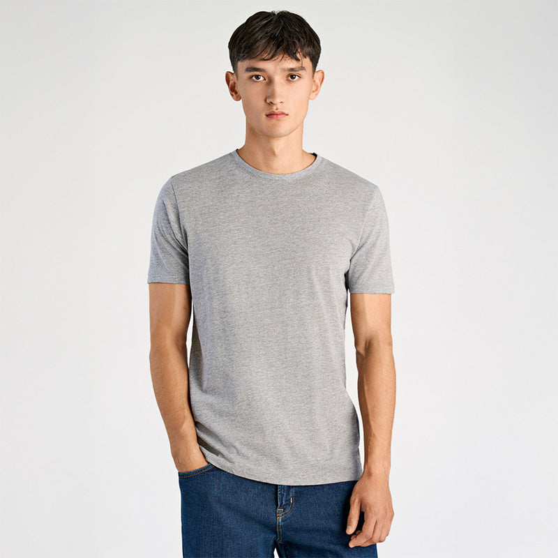 T-shirt Relaxed fit, Gråmeleret