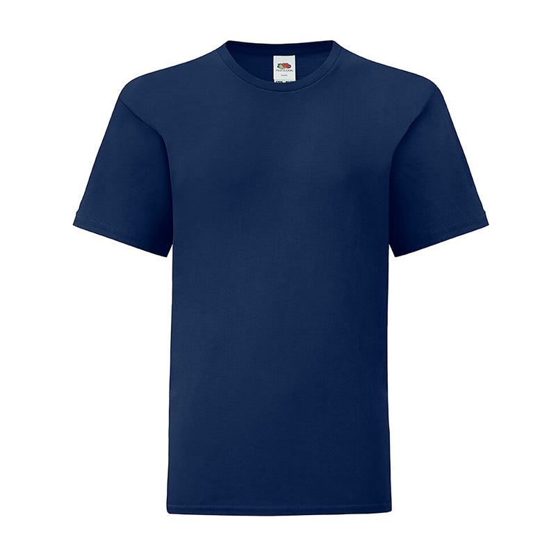 Kids Iconic T, Navy