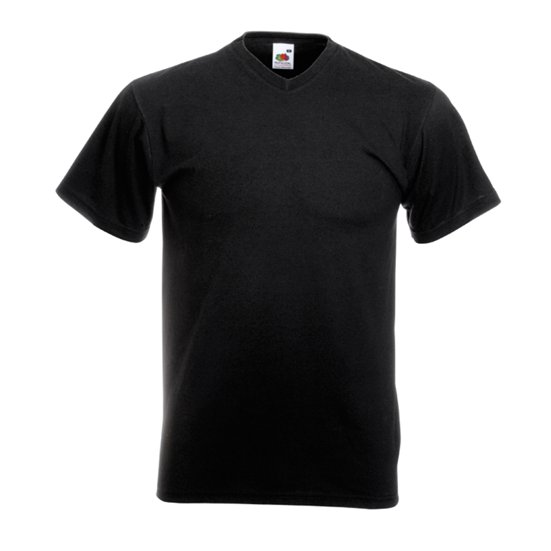 Valueweight V Neck Tee, Sort