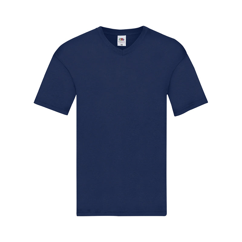Valueweight V Neck Tee, Navy