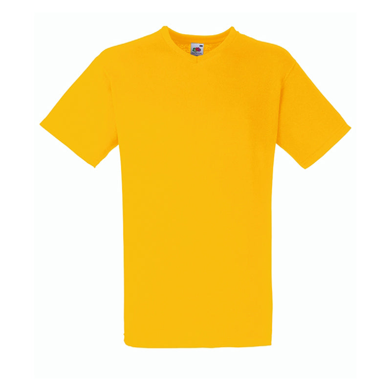 Valueweight V Neck Tee, Gul