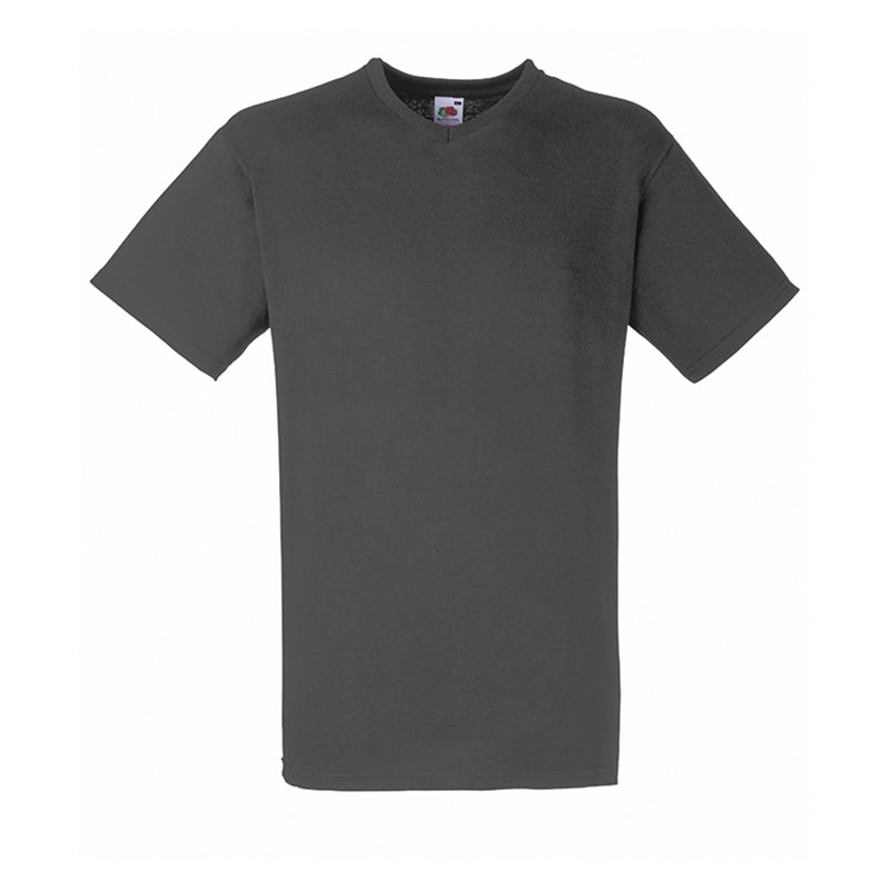 Valueweight V Neck Tee, Mørkegrå