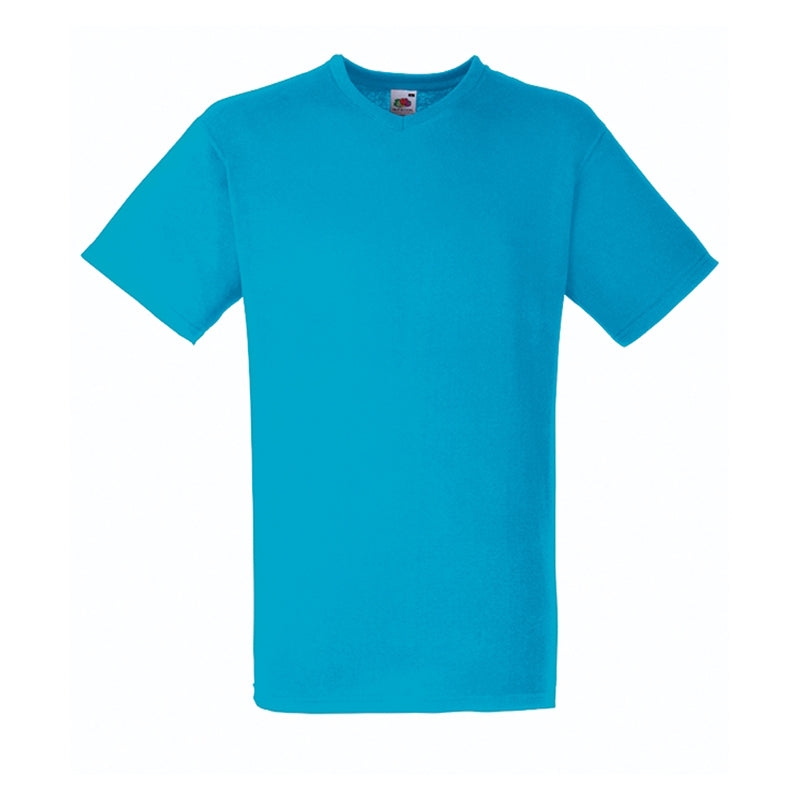 Valueweight V Neck Tee, Blå
