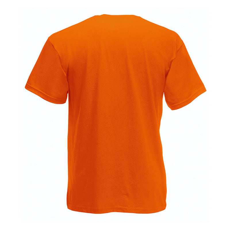 Valueweight V Neck Tee, Orange