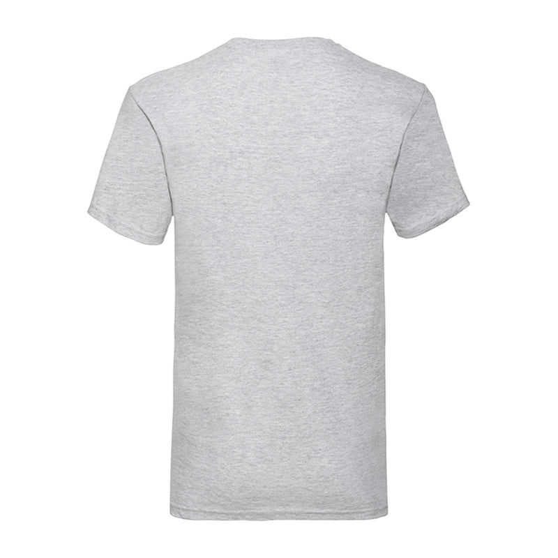Valueweight V Neck Tee, Gråmeleret