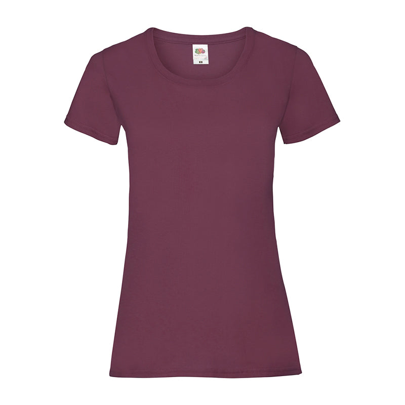 Ladies Valueweight T, Bordeaux