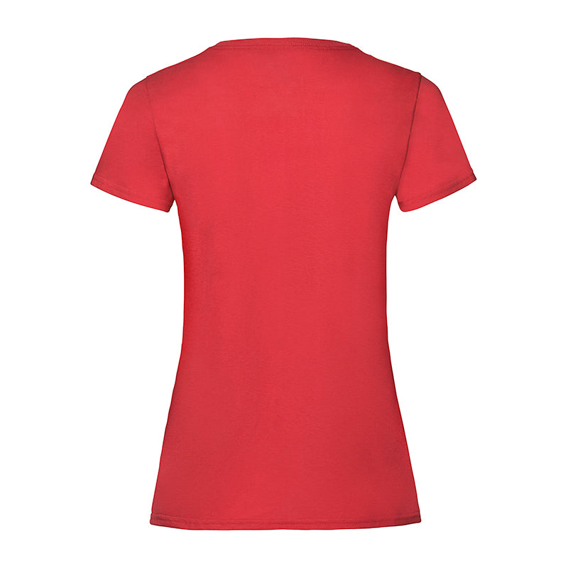 Ladies Valueweight T, Rød