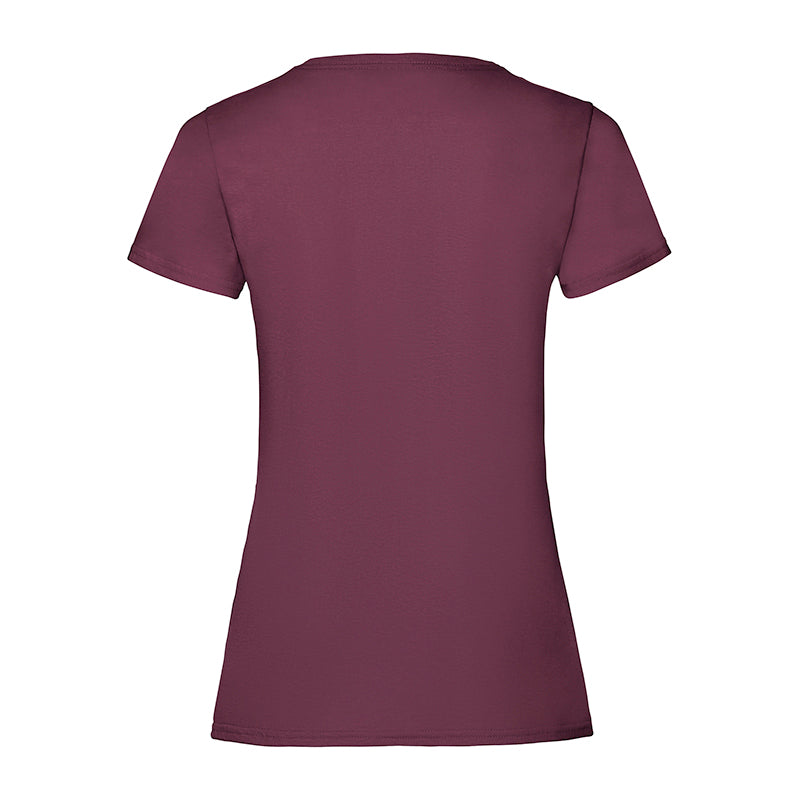 Ladies Valueweight T, Bordeaux