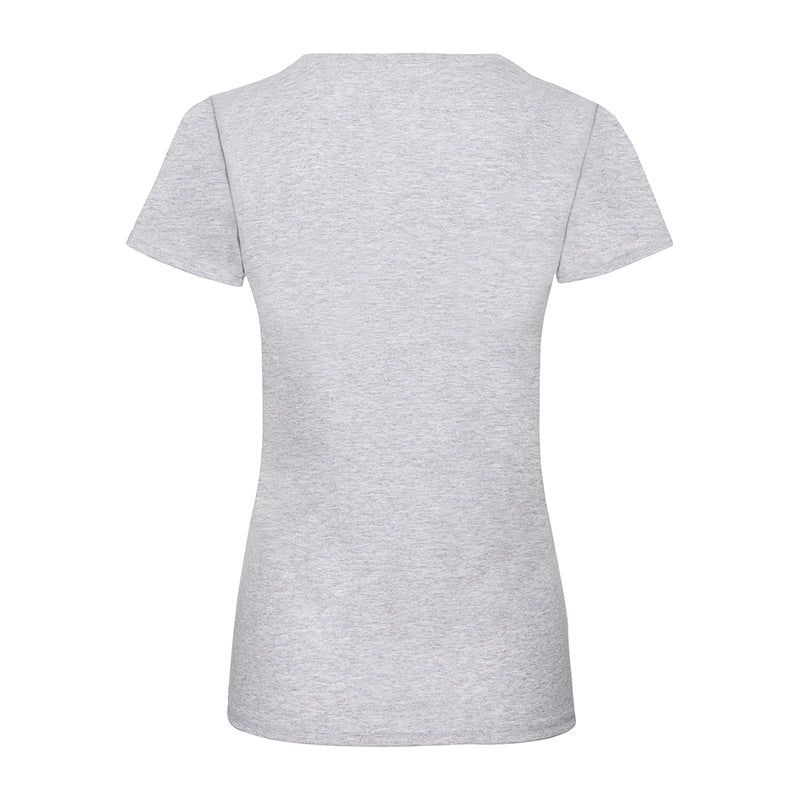 Ladies Valueweight T, Gråmeleret