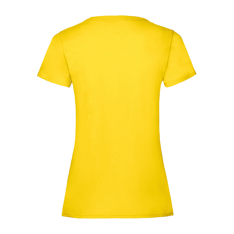 Ladies Valueweight T, Gul