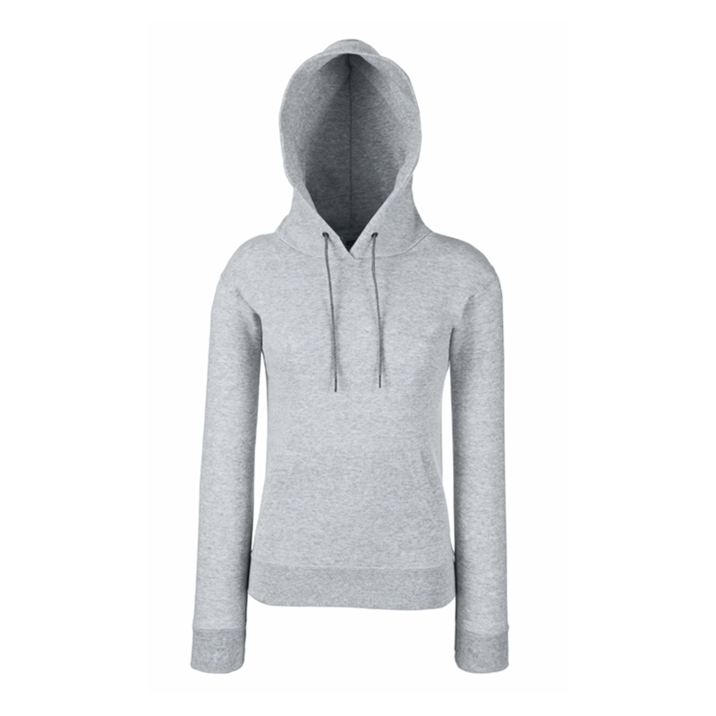 Ladies Classic Hooded Sweat, Gråmeleret