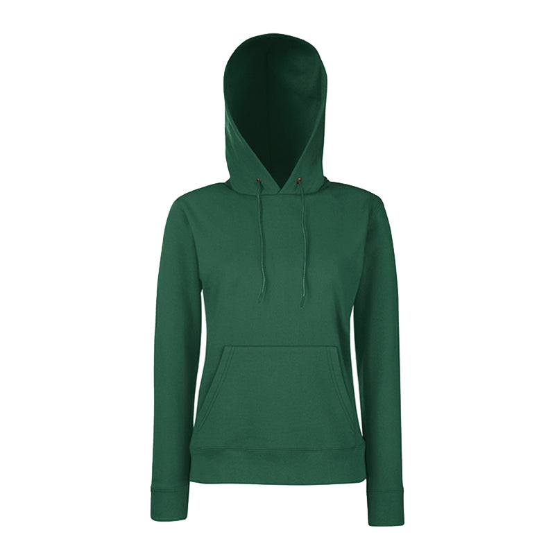Ladies Classic Hooded Sweat, Mørkegrøn