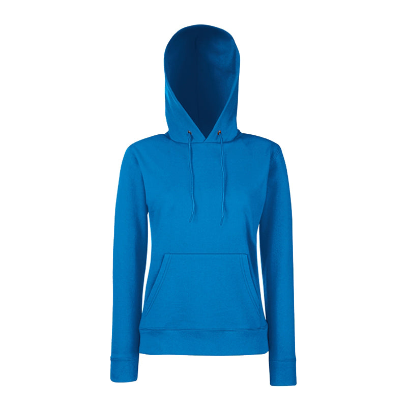 Ladies Classic Hooded Sweat, Blå