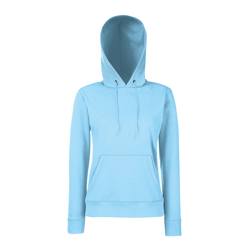 Ladies Classic Hooded Sweat, Lyseblå