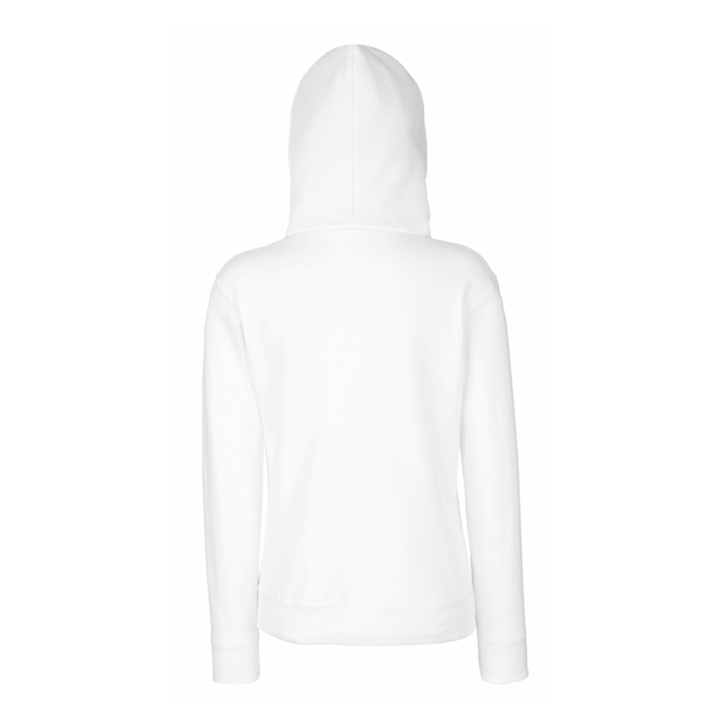 Ladies Classic Hooded Sweat, Hvid