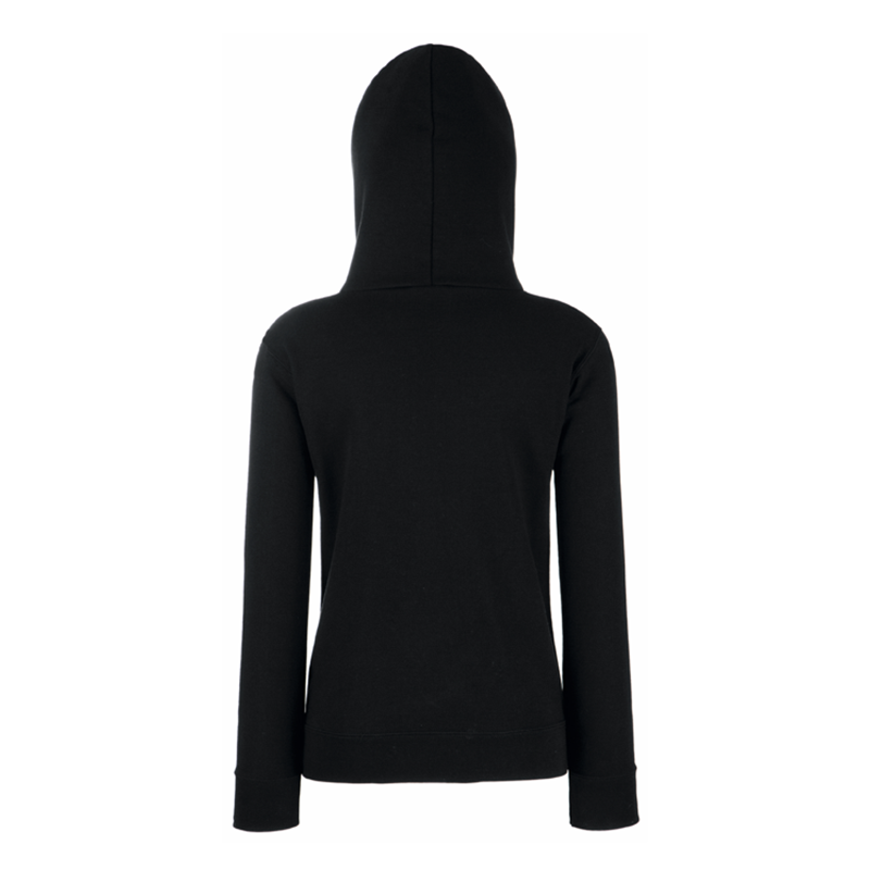 Ladies Classic Hooded Sweat, Sort