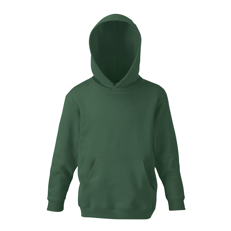 Kids Hooded Sweat, Flaskegrøn