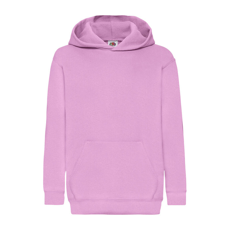 Kids Hooded Sweat, Lyserød