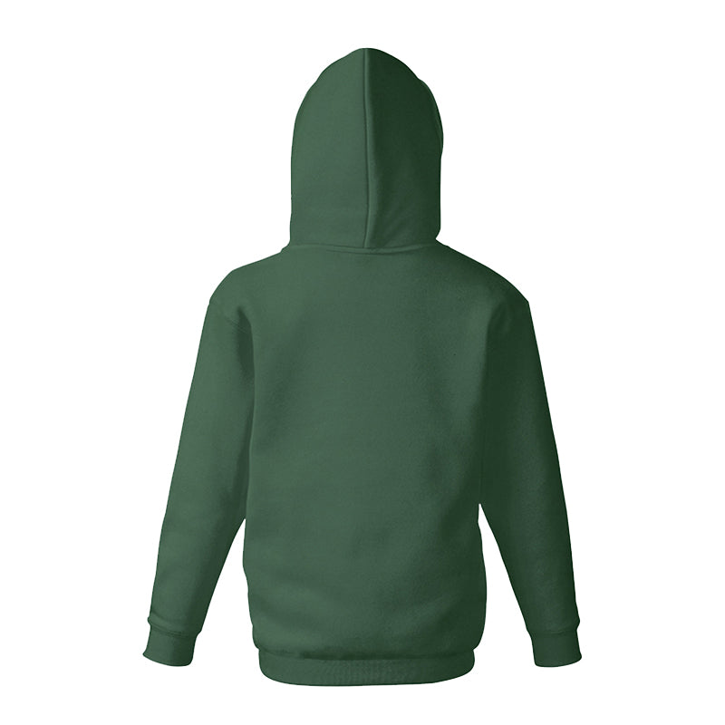 Kids Hooded Sweat, Flaskegrøn